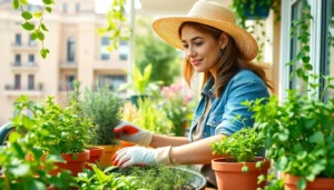 herb container gardening ideas